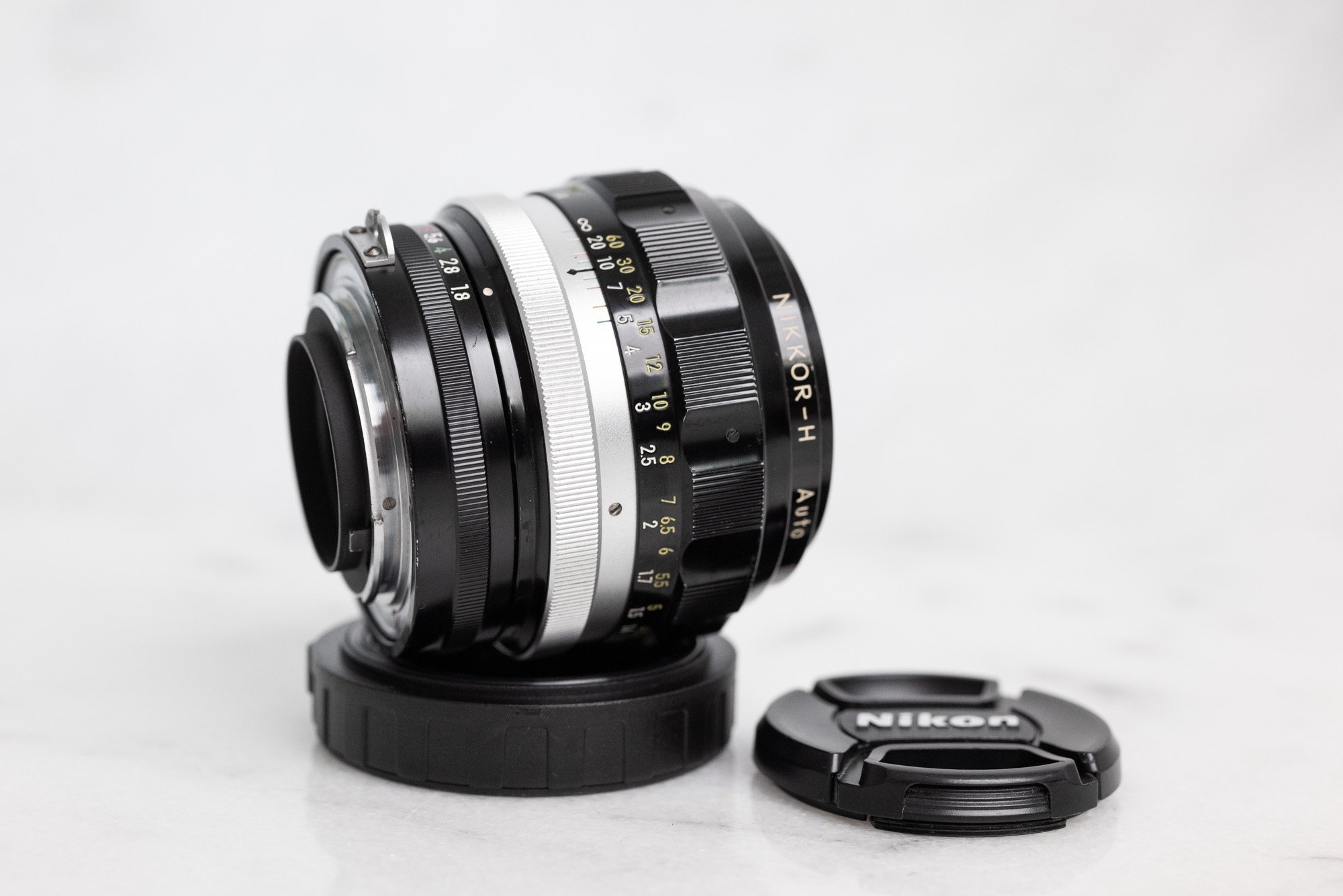 Nikon Nikkor H Auto 85mm F/1.8 Pre AI Fast Prime Lens with Nikon Nikkor H Auto 85mm F/1.8 Pre AI Fast Prime Lens with